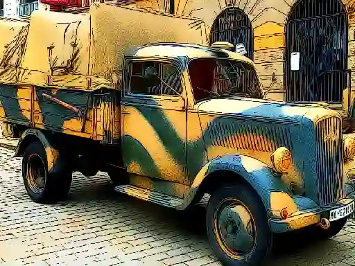 Joc Army Trucks Jigsaw en línia