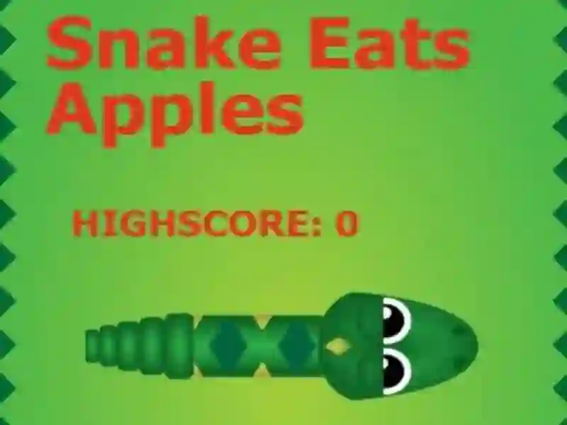 Joc Snake Eats Apples en línia