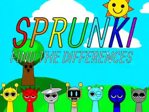 Joc Sprunki Find The Differences en línia