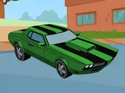 Joc Ben 10 Car Jigsaw en línia