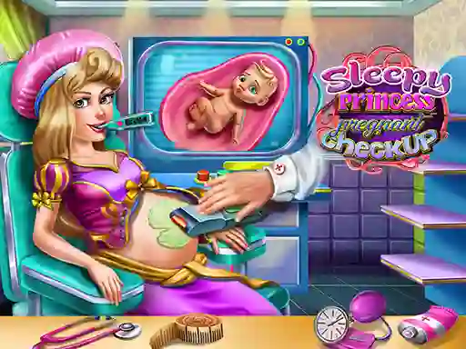 Joc Sleepy Princess Pregnant Check Up en línia
