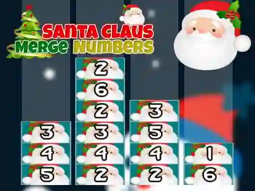 Joc Santa Claus Merge Numbers en línia