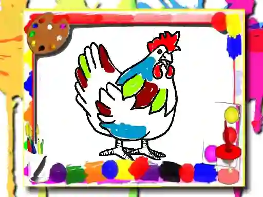 Joc Chicken Coloring Book en línia