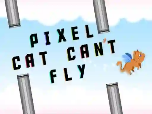 Joc Pixel cat can't fly en línia