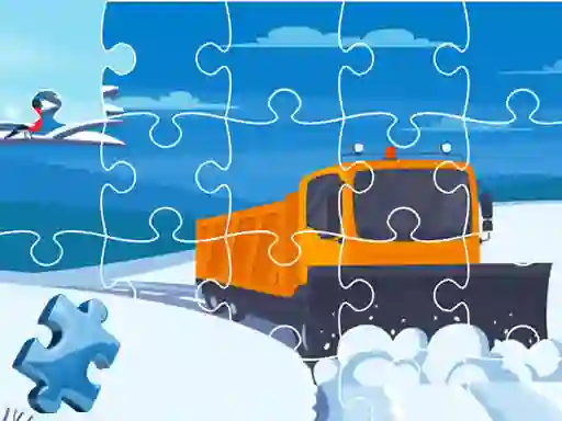 Joc Winter Trucks Jigsaw en línia