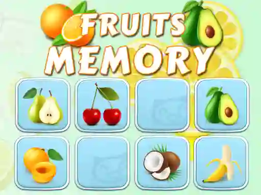 Joc Fruits Memory en línia