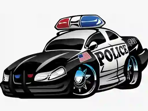 Joc Police Cars Memory en línia