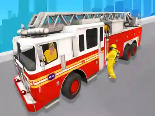 Joc City Rescue Fire Truck Games en línia