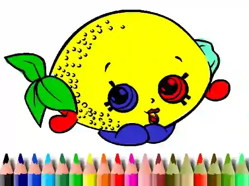 Joc Back To School: Fruits Coloring Book en línia