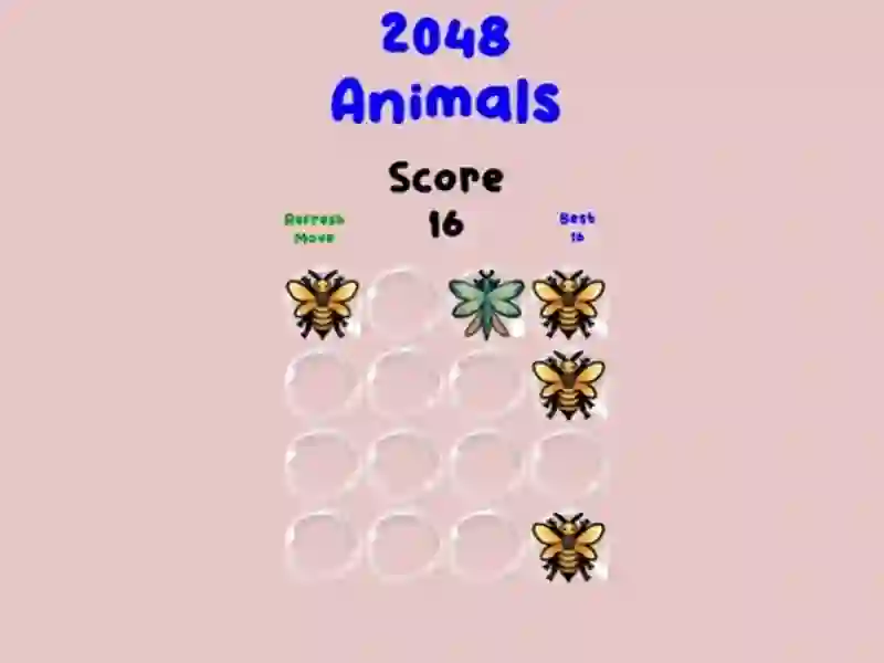 Joc 2048 Animals en línia