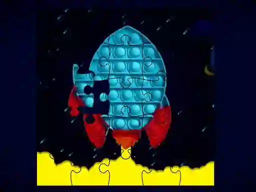 Joc Pop It Rockets In Space Jigsaw en línia