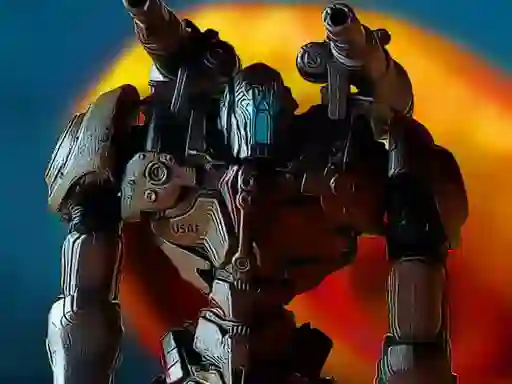 Joc Metal Robot Puzzle en línia