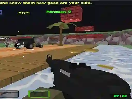 Joc Blocky Combat Strike Zombie Multiplayer en línia