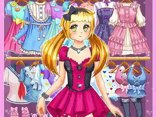 Joc Anime Kawaii Dress Up en línia