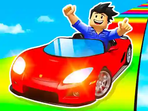 Joc Epic Car Stunt Race Obby en línia
