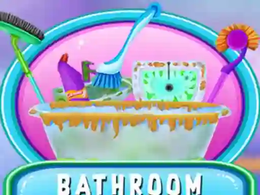 Joc Bathroom Clean Up en línia