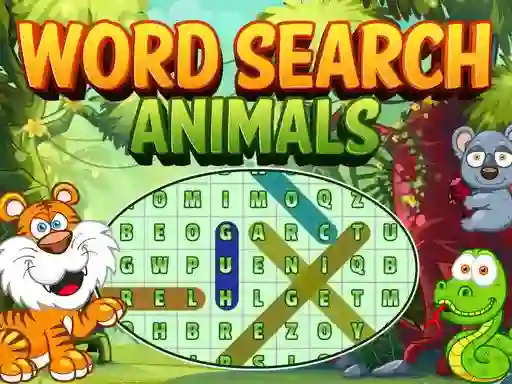 Joc Word Search Animals en línia