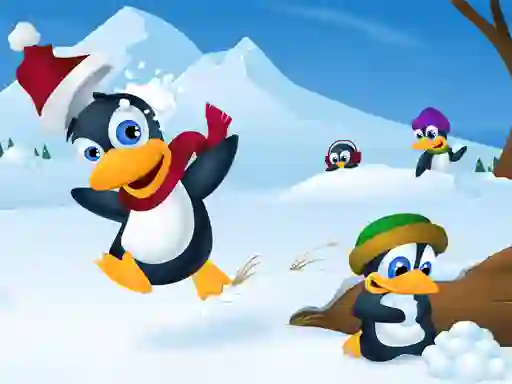 Joc Cute Penguin Slide en línia