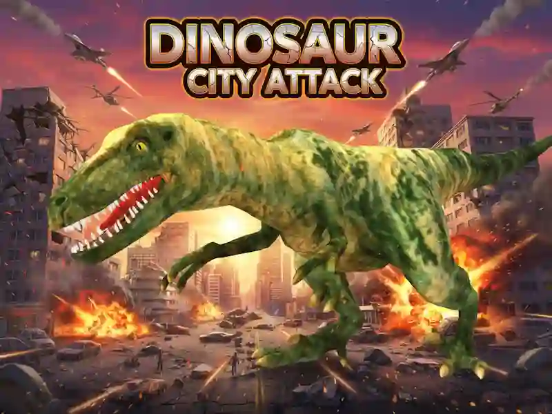 Joc Dinosaur City Attack en línia