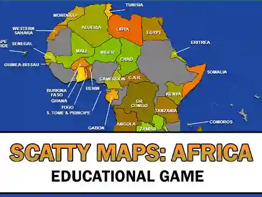 Joc Scatty Maps Africa en línia