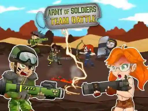 Joc Army of soldiers: Team Battle en línia