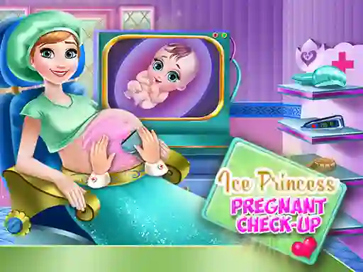 Joc Ice Princess Pregnant Check Up en línia
