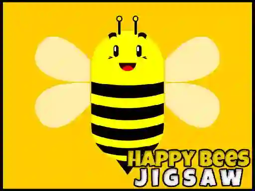 Joc Happy Bees Jigsaw en línia