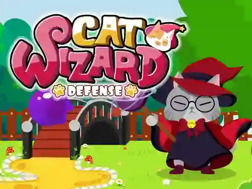 Joc Cat Wizard Defense en línia