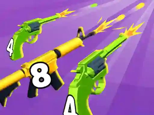 Joc Merge 2048 Gun Rush en línia
