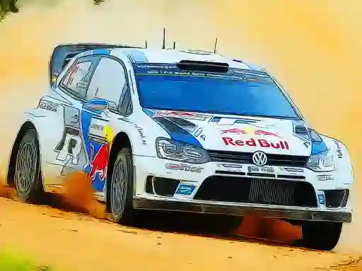 Joc Rally Car Driving Jigsaw en línia