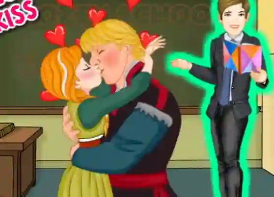 Joc Ice Princess School Kiss en línia