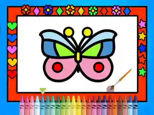 Joc Color and Decorate Butterflies en línia