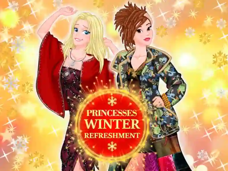 Joc Princesses winter refreshment en línia