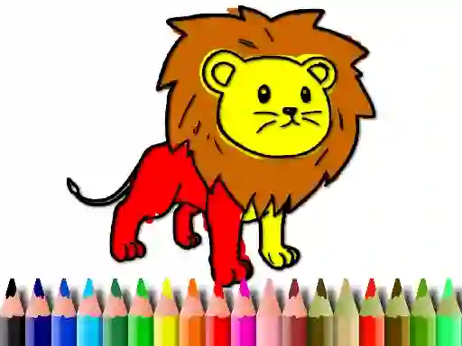Joc Back To School: Lion Coloring Book en línia