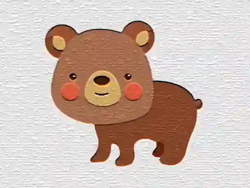 Joc Cartoon Bear Puzzle en línia