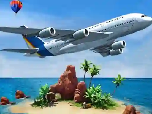 Joc Air plane Simulator Island Travel en línia