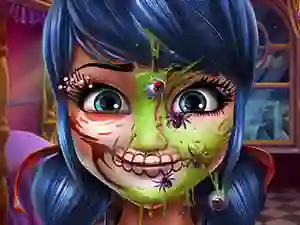 Joc Dotted Girl Halloween Makeup en línia
