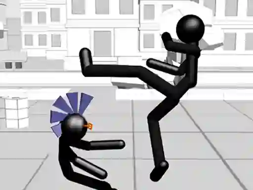 Joc Stickman Fighting 3d en línia