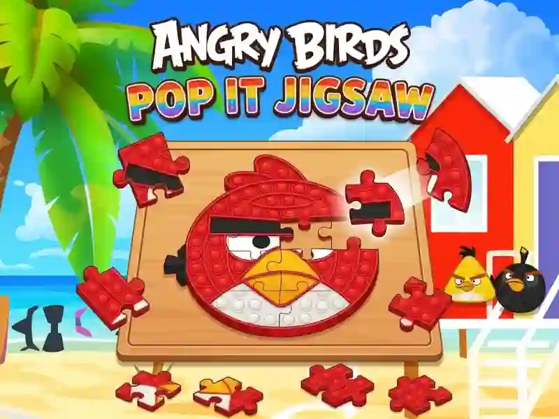 Joc Angry Birds Pop It Jigsaw en línia