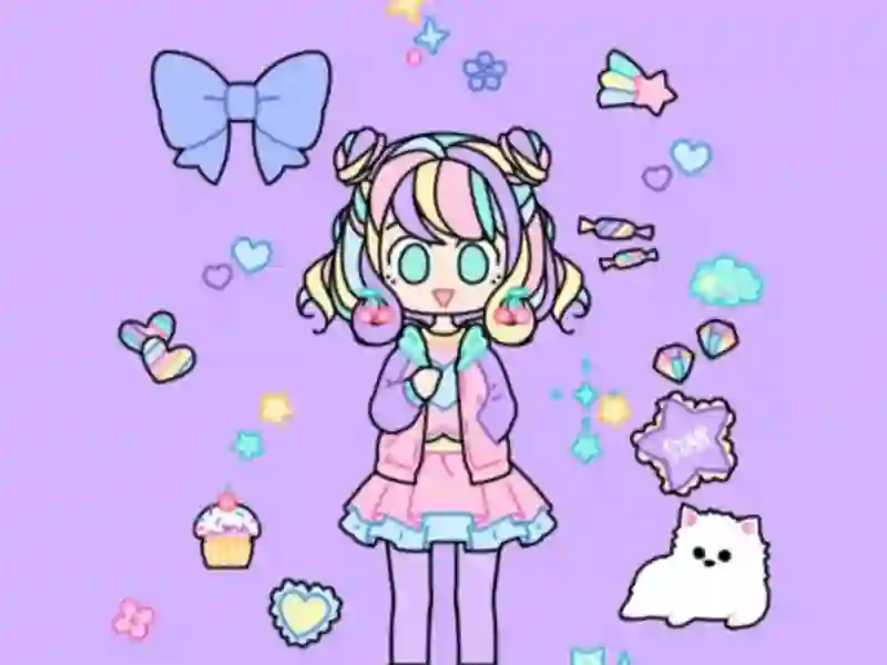 Joc Pastel Girl Dress Up en línia