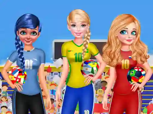 Joc BFF Princess Vote For  FIFA 2018 Quarter Finals en línia