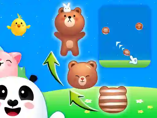 Joc Animal Merge: Bubble Shooter en línia