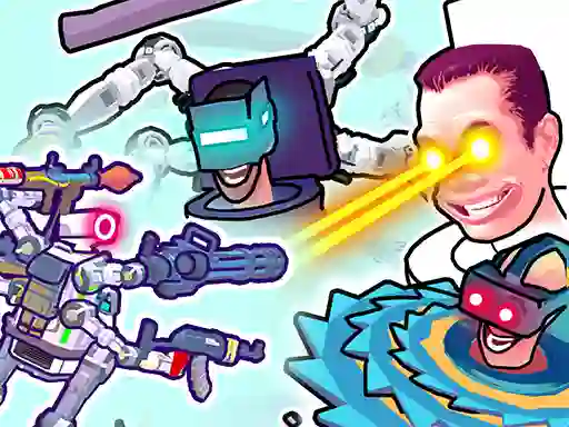 Joc Agent Walker vs Skibidi Toilets en línia