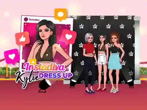 Joc Instadiva Kylie Dress Up en línia