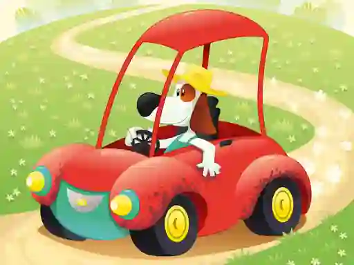 Joc Funny Animal Ride Difference en línia