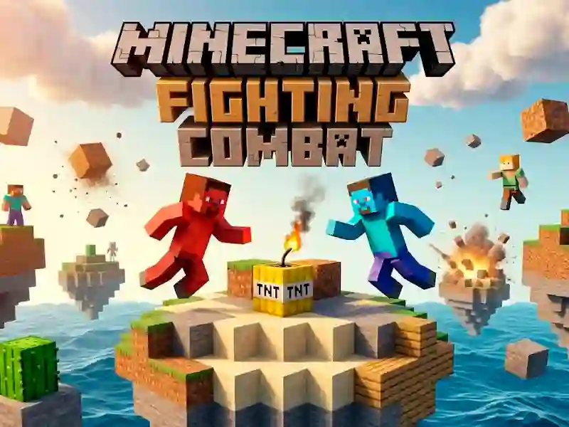 Joc Minecrafts Fighting Combat en línia