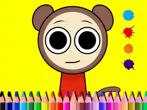 Joc Sprunki Valentine Coloring book en línia