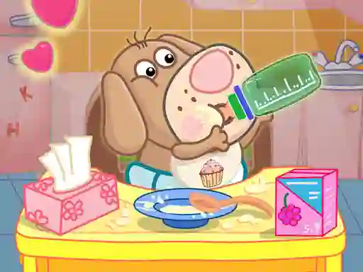 Joc Hippo Baby Care Game en línia
