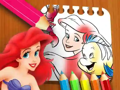 Joc The Little Mermaid Coloring Book en línia