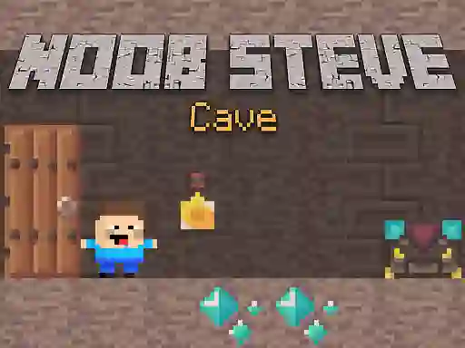 Joc Noob Steve Cave en línia